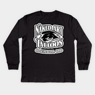 Naked Art Tattoo Logo Kids Long Sleeve T-Shirt